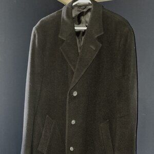 Ralph Lauren VTG Wool Topcoat Mens size 42R Green Label